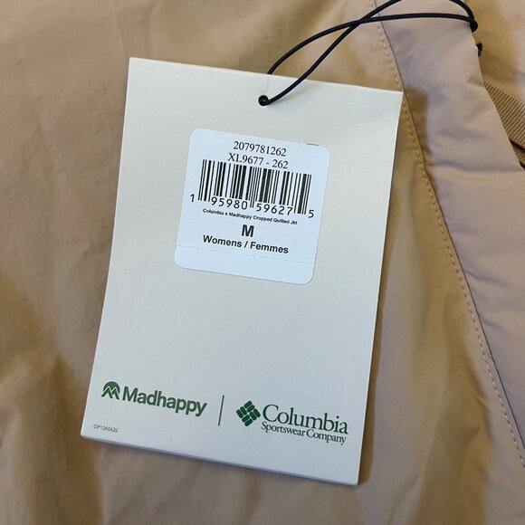 NWT MADHAPPY x COLUMBIA QUILTED WOMENS JACKET SZ MEDIUM - Picture 5 of 10